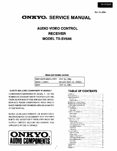 Onkyo TX-SV464 Onkyo Receiver